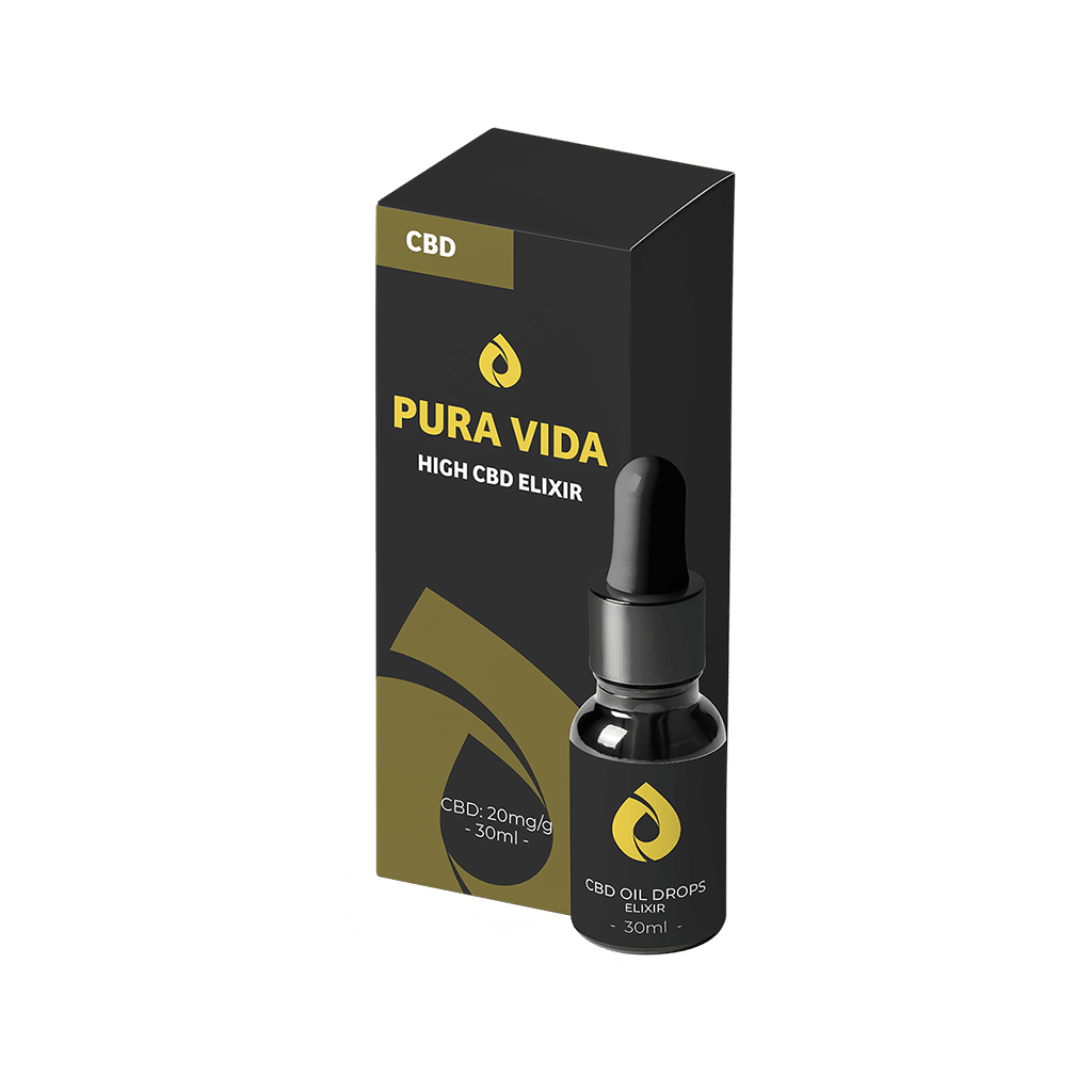 Pura Vida - CBD Oil Drops 20mg/g - Tantus Health Co