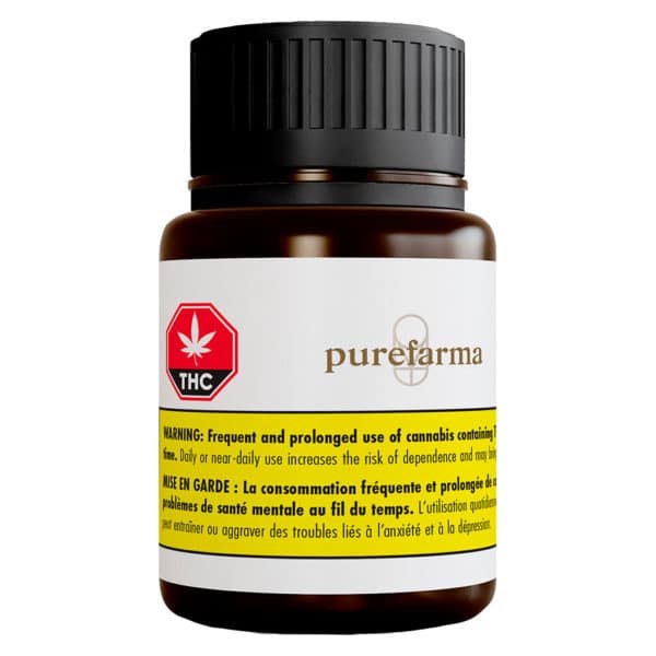 Purefarma Relief T 0:25 Fast Acting Capsules Bottle